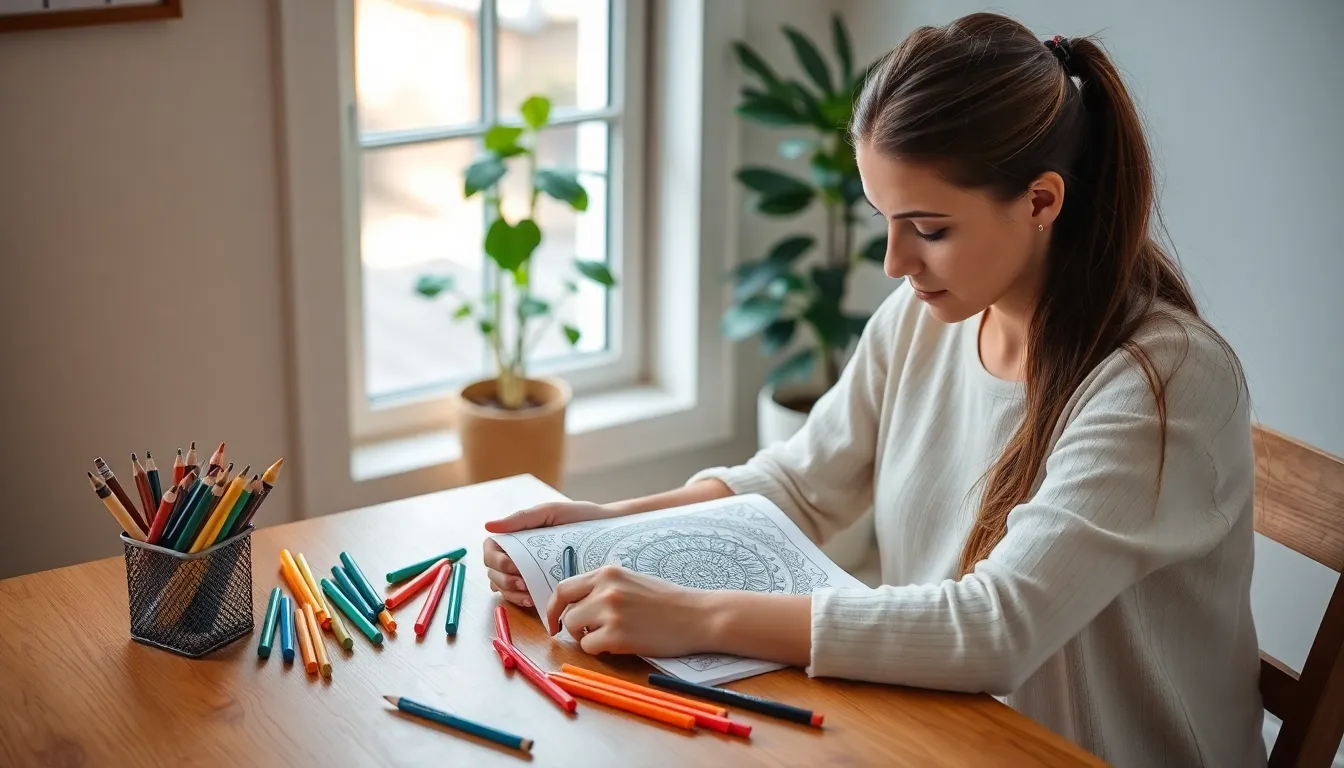 Mindful coloring